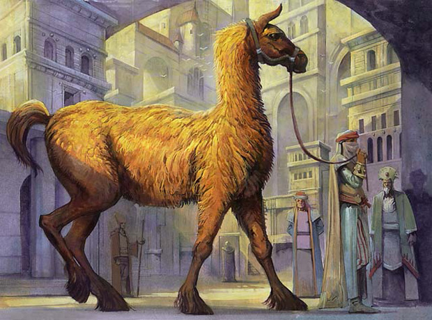 Dromade Puro-sangue | Arte de Carl Critchlow
